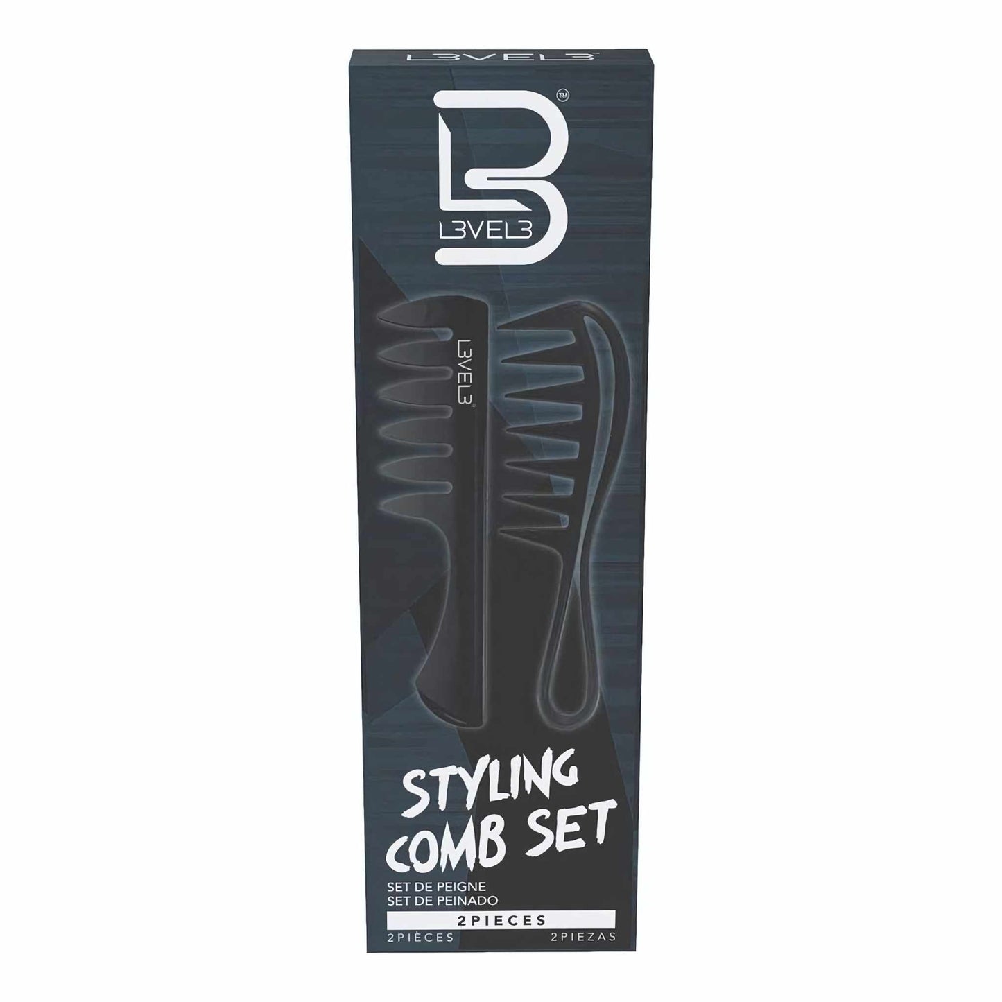 Level3 Hair Styling Comb Set 2 pcs