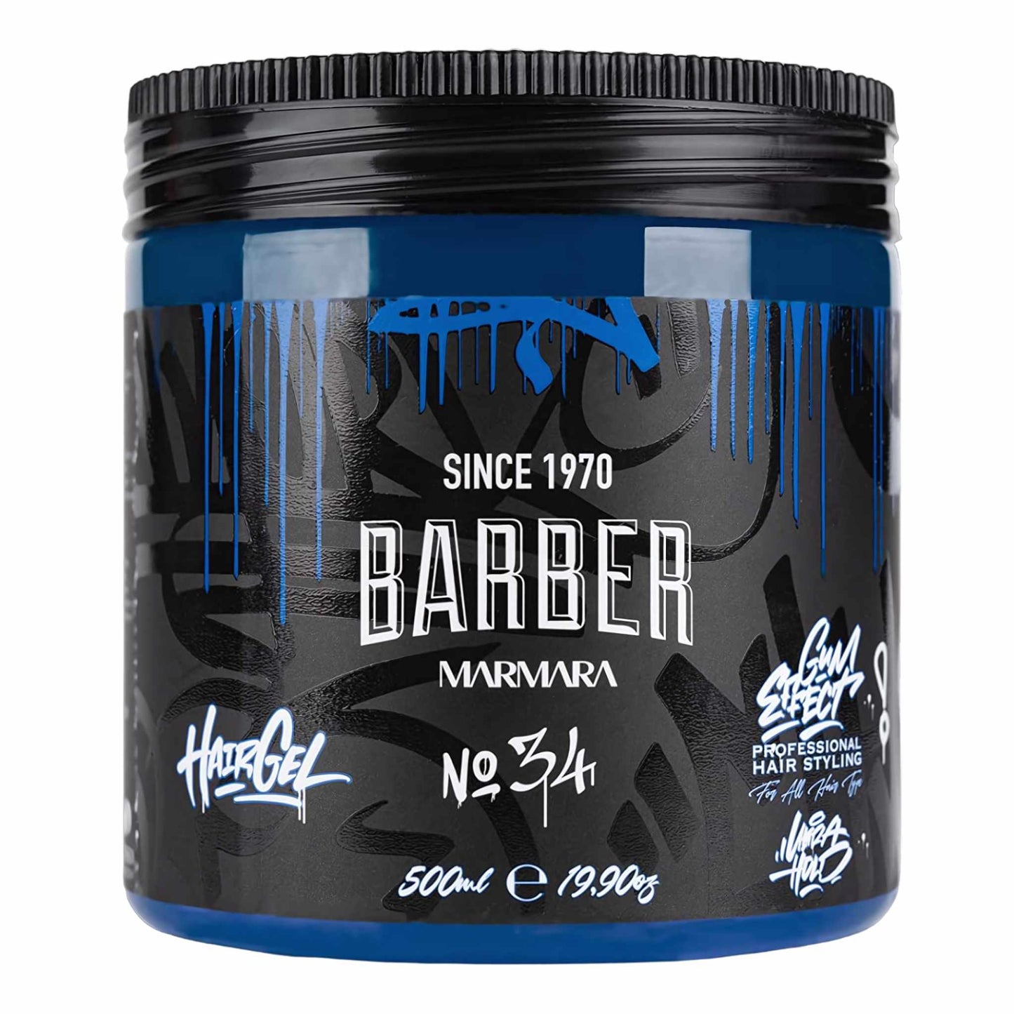 Marmara Barber Hair Gel No. 34 Gum Effect Ultra Hold 500 ml