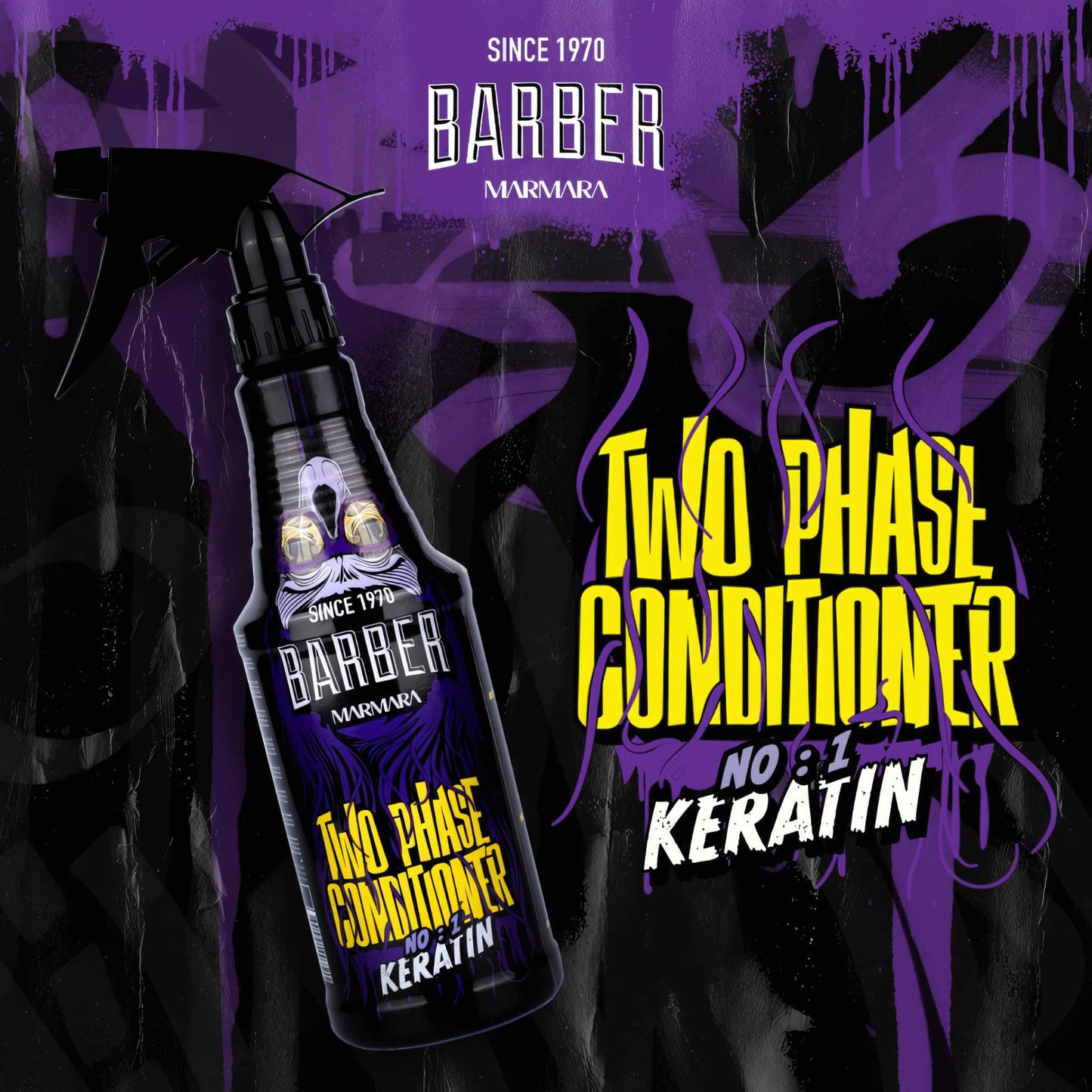 Marmara Barber Twee Fasen Conditioner No. 1 Keratin Leave in 500 ml
