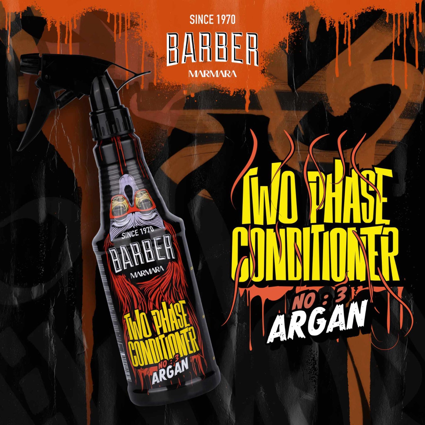 Marmara Barber Twee Fasen Conditioner No. 3 Argan Leave in 500 ml