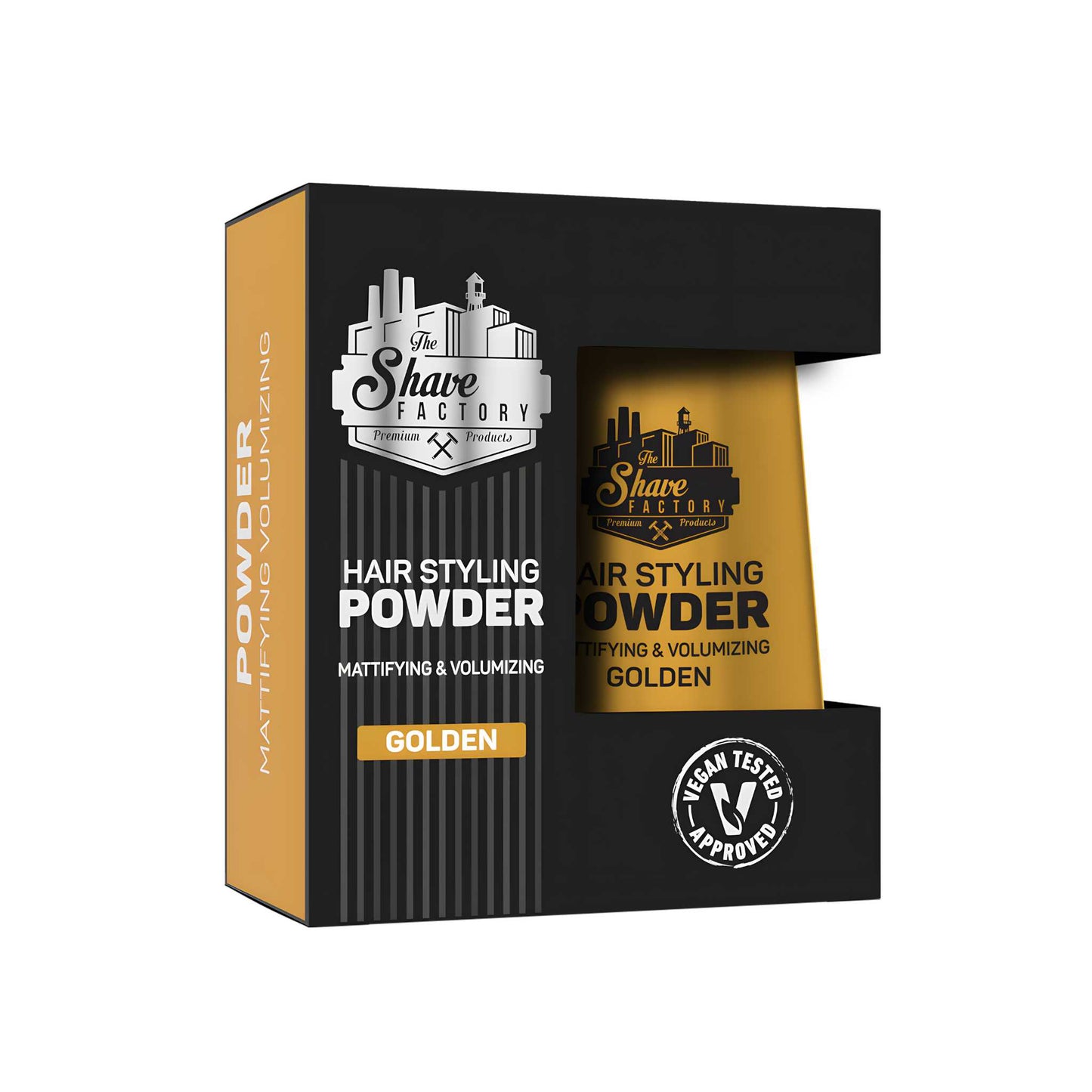 The Shave Factory Hair Styling Powder Golden 20 gr Mattifying and Volumizing