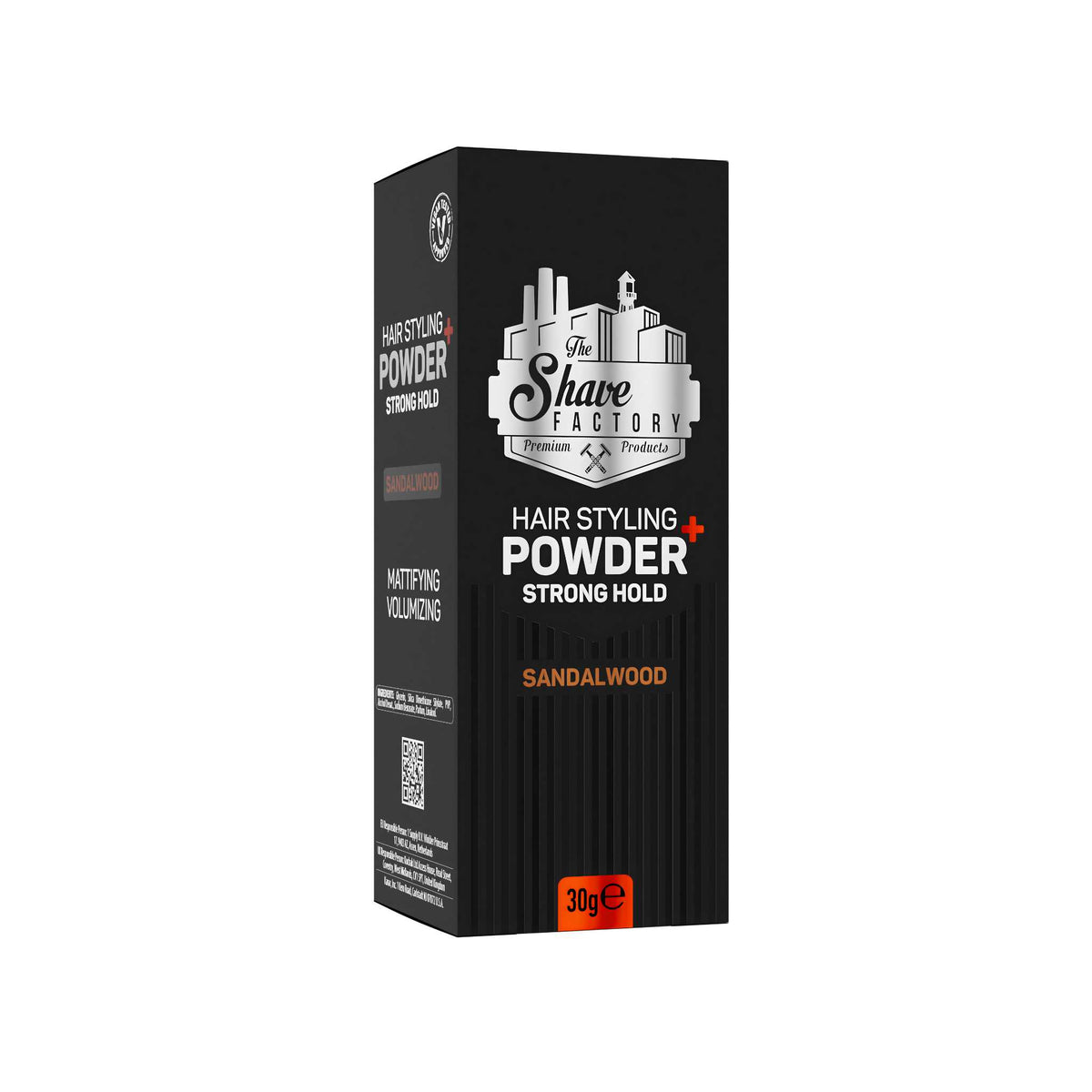 The Shave Factory Styling Powder Strong Hold Sandalwood 30 grams