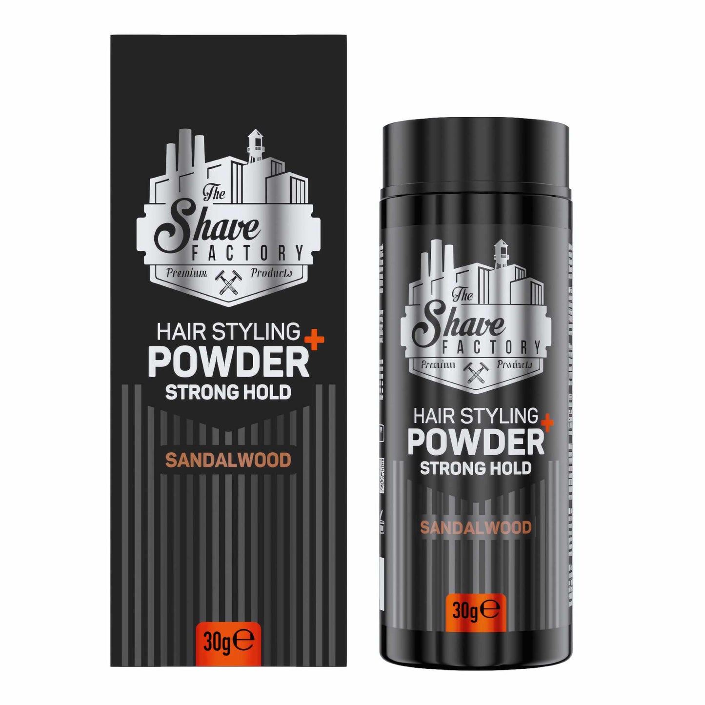 The Shave Factory Haarstyling Poeder Strong Hold Sandalwood 30 gram