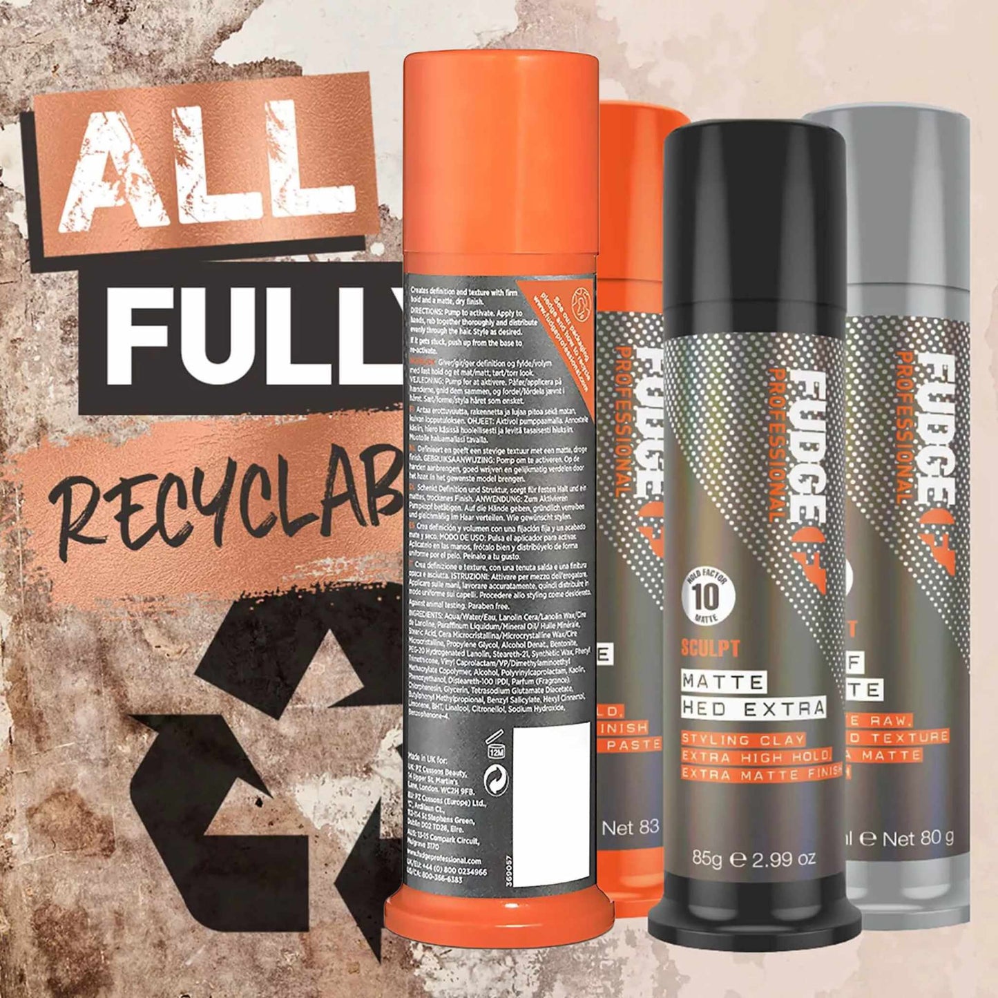 Fudge Professional Sculpt All Fully Recycable