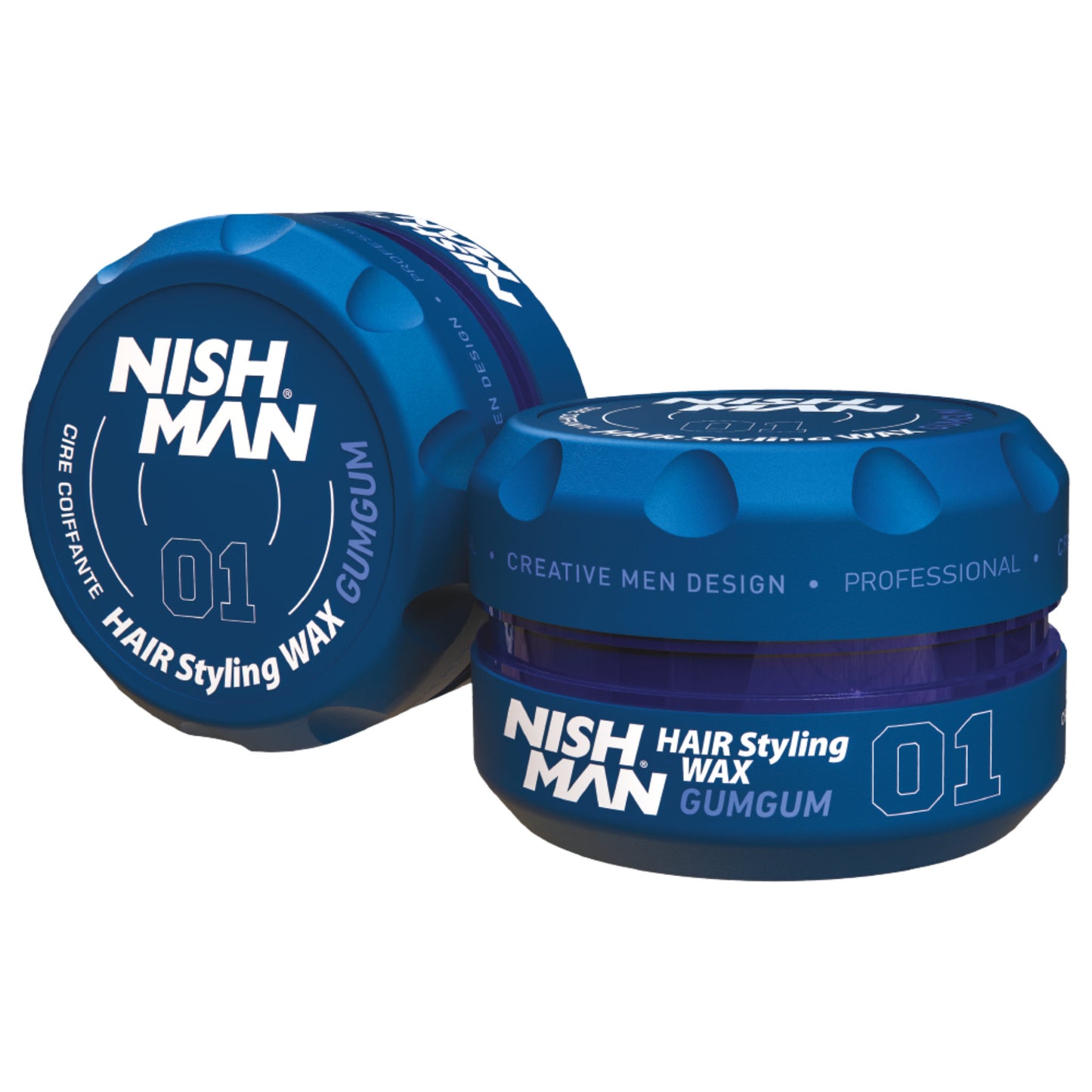 Nishman Haarwax Gumgum 01 Blauw 150 ml Online Haarshop