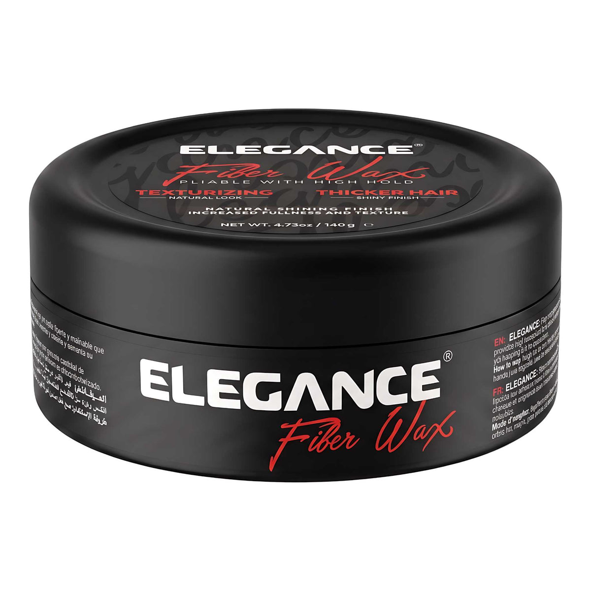 Elegance Fiber Hair Wax Texturizing High Hold Shiny Finish 140 ml