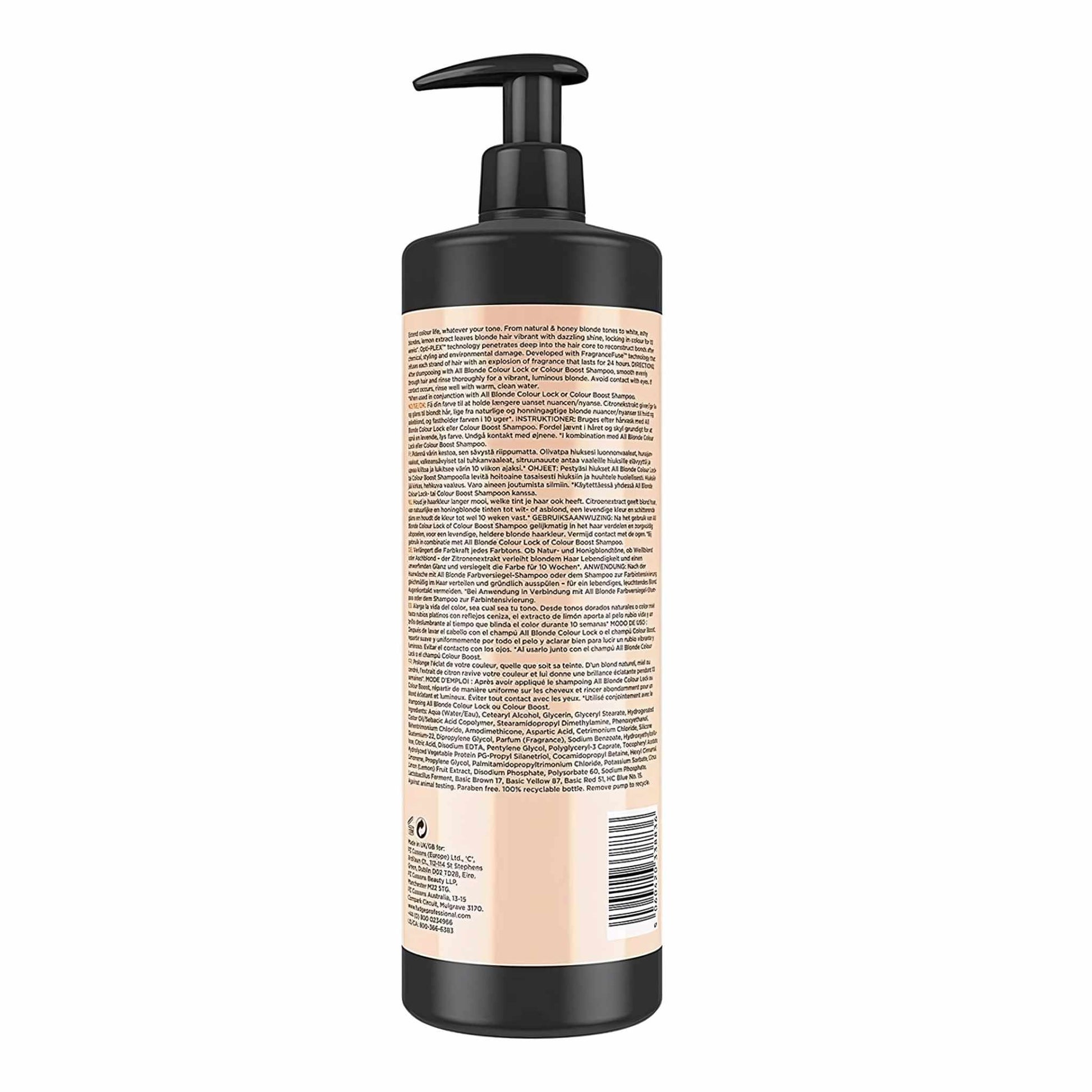 Fudge All Blonde Colour Lock Hair Conditioner Backside 1000 ml