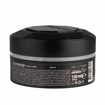 Gummy Hair Wax Casual Look 150 ml Instruction Label