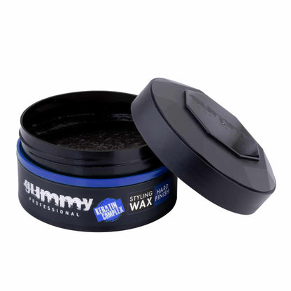 Gummy Hair Wax Hard Finish 150 ml Open Lid
