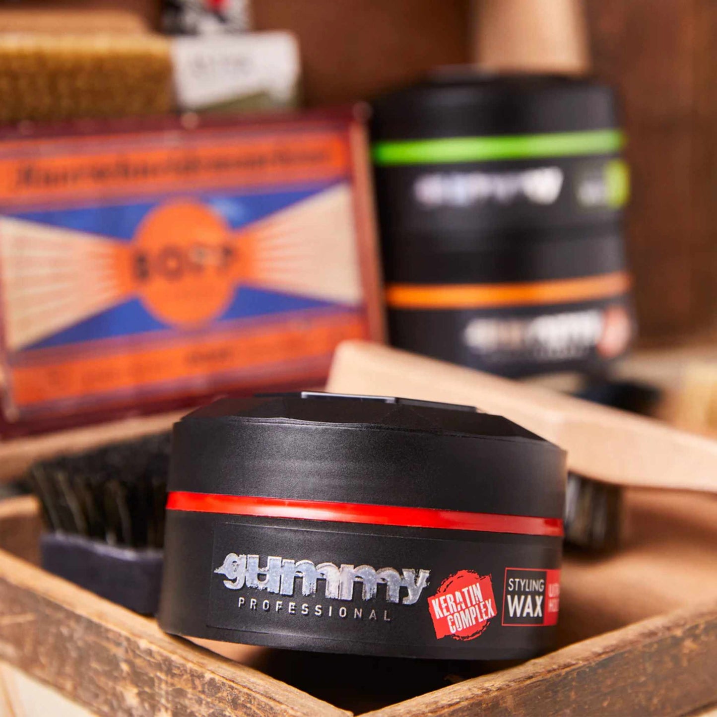 Gummy Hair Styling Wax Ultra Hold Keratin Complex 150 ml