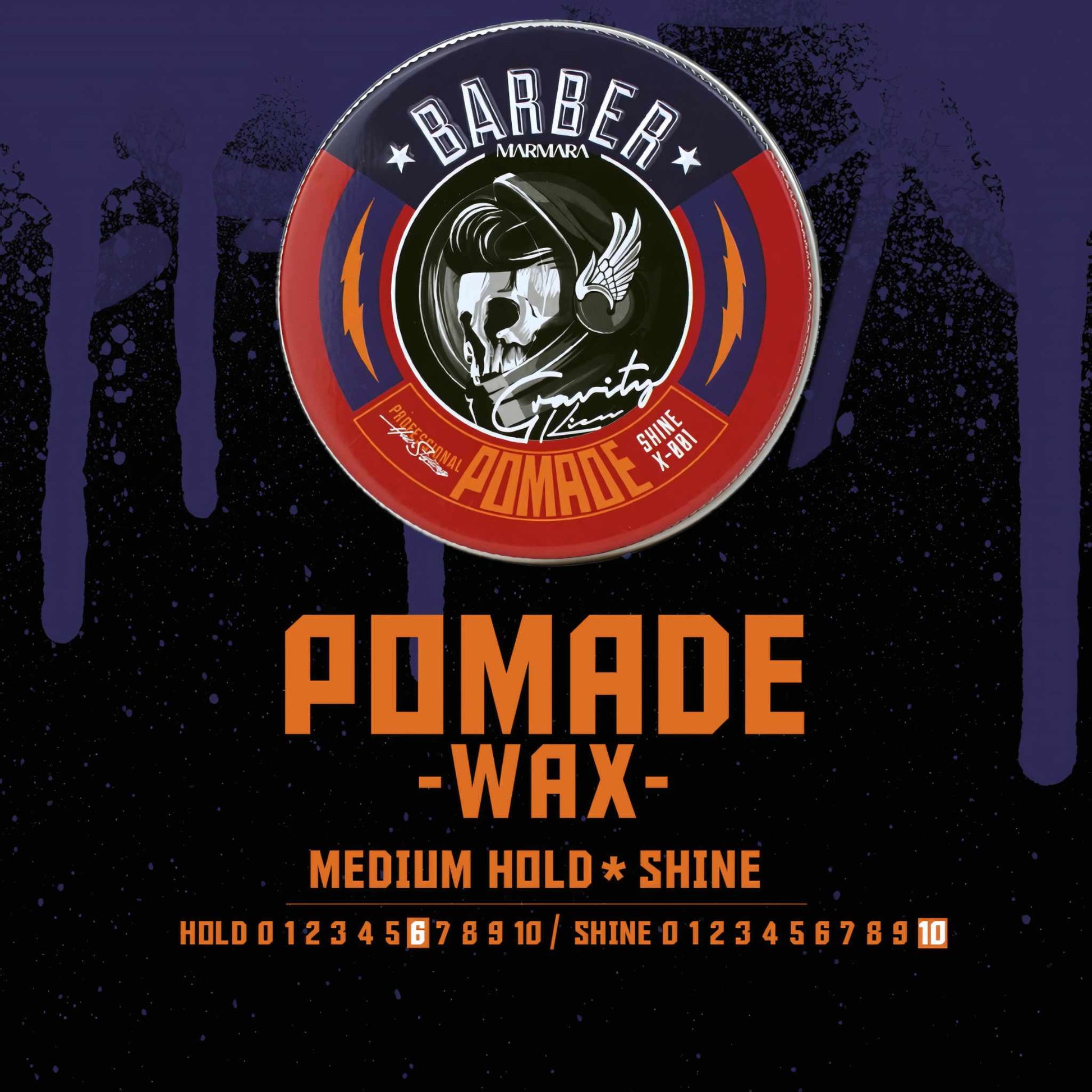 Marmara Barber Shine Pomade Hair Styling Wax 100 ml