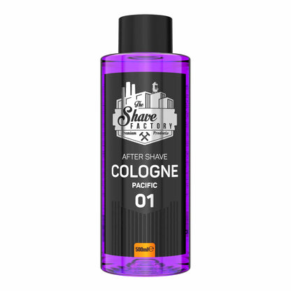 The Shave Factory After Shave Cologne 01 Pacific 500 ml Dropper Cap