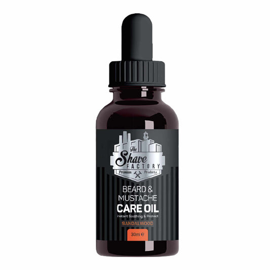 The Shave Factory Beard & Mustache Care Oil Sandalwood 30 ml