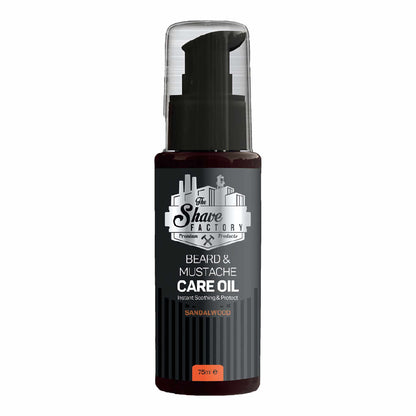The Shave Factory Beard and Mustache Care Oil Sandalwood 75 ml