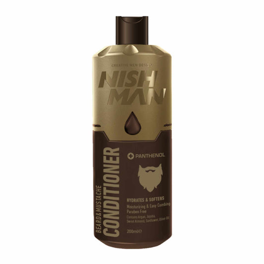Nishman Beard &amp; Mustache Conditioner with Panthenol - 200 ml