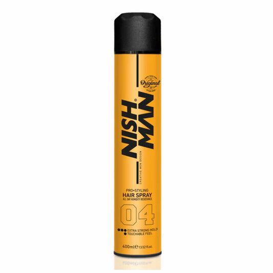Nishman Hair Spray 04 Extra Strong Hold - 400 ml