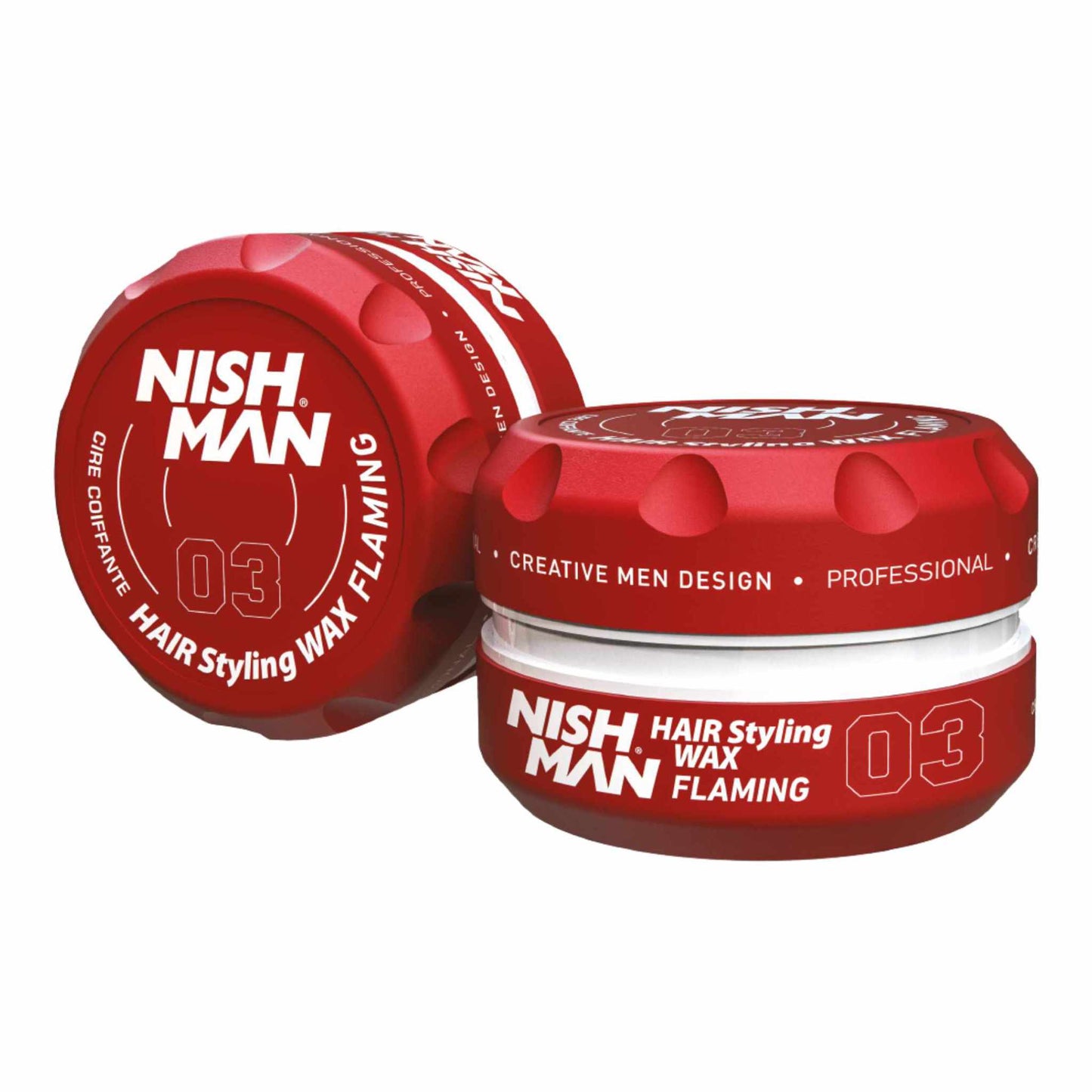 Nishman Hair Styling Wax Flaming 03 Red - 150 ml